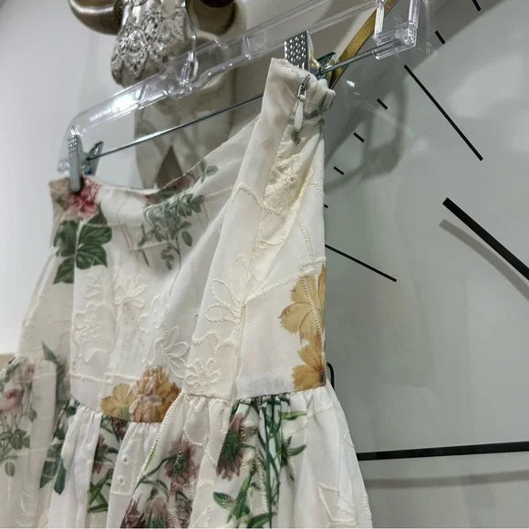 MABLE Floral Eyelet Maxi Skirt – Size M - Picture 3 of 7